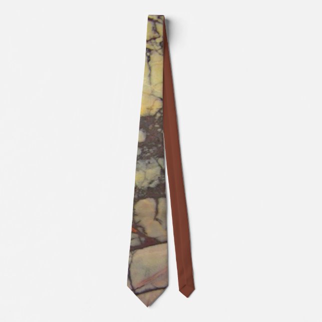 Gravata Agate Slab Close Photo Yellow and Red Marbled (Ima (Frente)