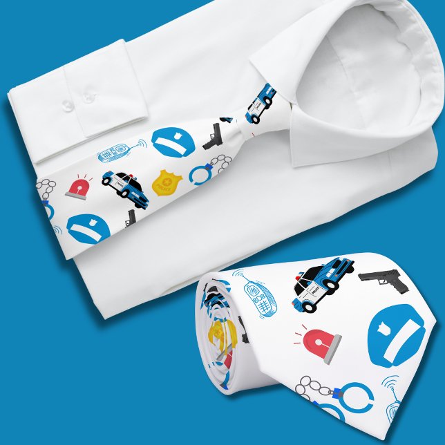 Gravata Agente de Polícia - Pai Tie (Criador carregado)