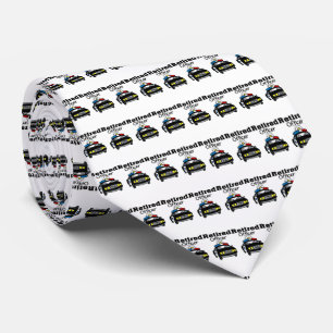 Gravata Agente Policial Carro Necktie