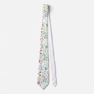 Gravata Aguarela de Boho floral