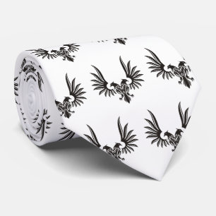 Gravata Águia com duas Cabeças Coladas