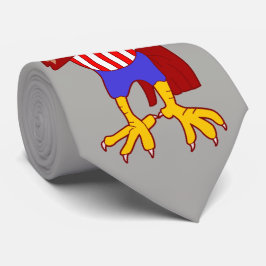Gravata Águia Patriótica dos EUA Tio Sam Necktie