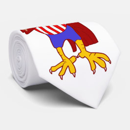 Gravata Águia Patriótica dos EUA Tio Sam Necktie