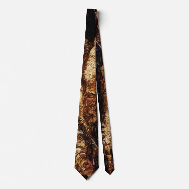 Gravata Ainda com Bloateras por Vincent van Gogh (Frente)