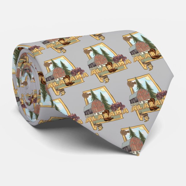 Gravata Alabama Tie (Rolled)