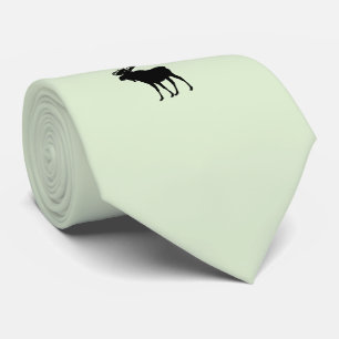 Gravata Alces de Bull no laço verde pálido