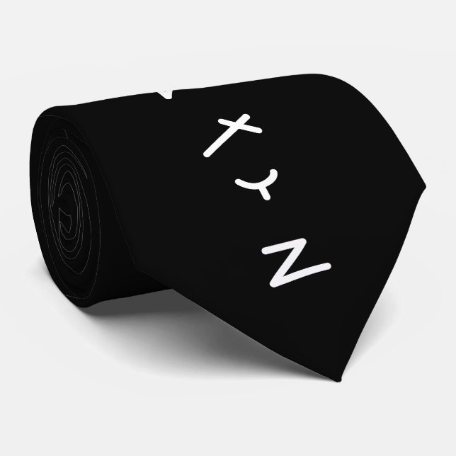 Gravata alfabética (Rolled)