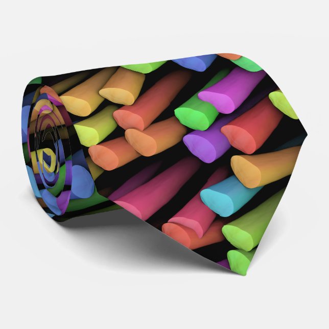 Gravata Alfinetes de giz 1 (Rolled)