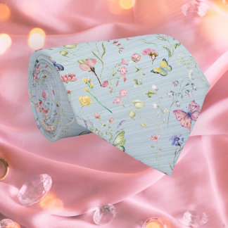 Gravata Algo Azul Elegante Necktie