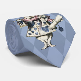 Gravata Alice Azul no Gelo no Coelho das Maravilhas