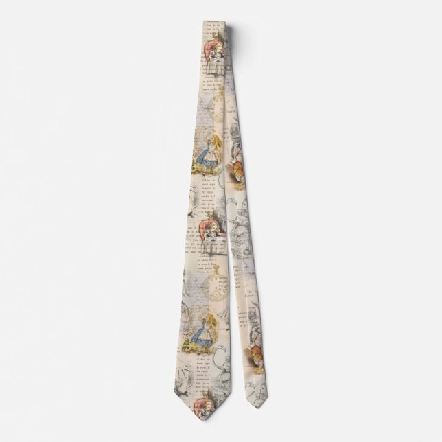 Gravata Alice no País das Maravilhas (Frente)