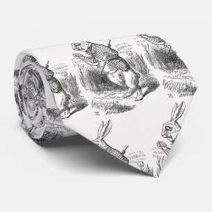 Gravata Alice no País das Maravilhas, Coelho Branco verifi