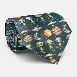 Gravata Alienígena e Espaçonave