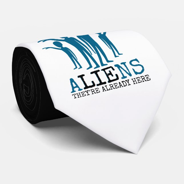 Gravata Aliens, eles já estão aqui (Rolled)