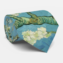 Gravata Almond Blossoms de van Gogh