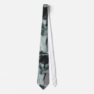 Gravata Alpha Mache Timber Wolf Wildlife Necktie