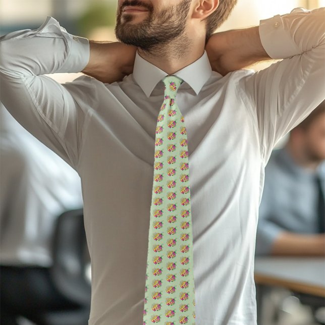 Gravata Amarelo-leopardo Gecko Verde (Criador carregado)