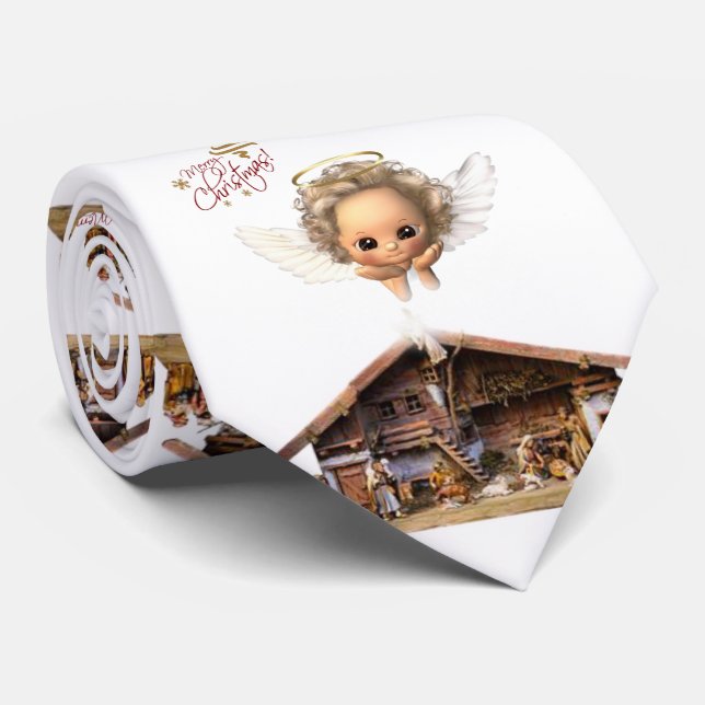 Gravata Amarra de Natal, Cristo de Jesus (Rolled)