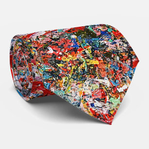 Gravata Amarre seu olhar junto com a Arte Moderna Colorsto