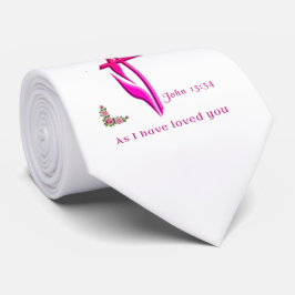 Gravata Ame-se um ao outro como eu te amei