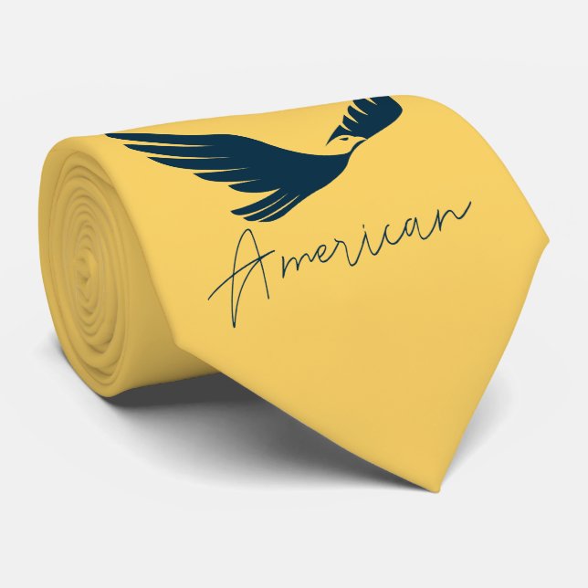 Gravata American Eagle 🦅 (Rolled)