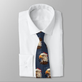 Gravata American Flag Bald Eagle