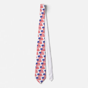 Gravata American Flag EUA