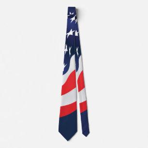 Gravata American Flag Neck Tie