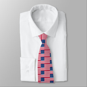 Gravata American Flag USA