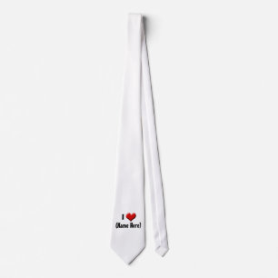 Gravata Amor personalizado de I… Dia dos namorados