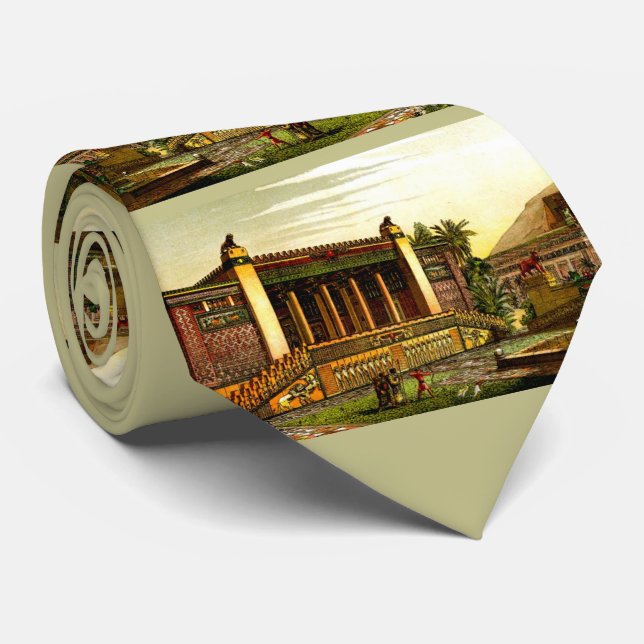 Gravata ancient Persepolis print  (Rolled)
