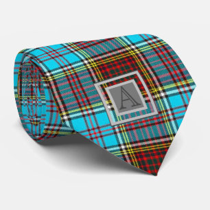 Gravata ANDERSON TARTAN Monograma - Letra A