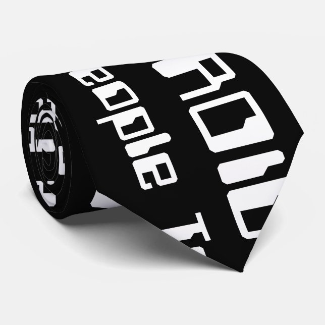 Gravata ANDROIDES Também São Pessoas! (Rolled)