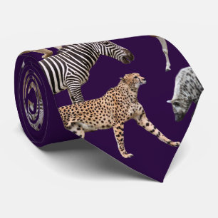 Gravata Animais Africanos