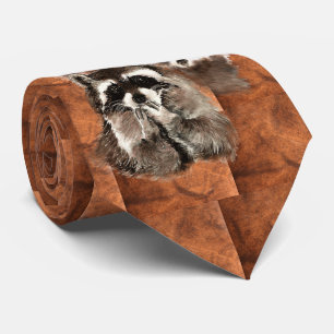 Gravata Animal bonito do teste padrão da família do