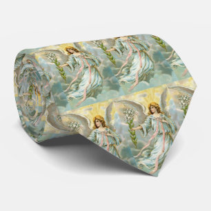 Gravata Anjo no azul