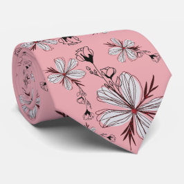 GRAVATA ANTECEDENTES DE PINCO BRANCO DE FLOR