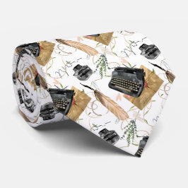 Gravata antigo padrão de escrevendo de moda