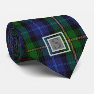 Gravata Apelido SMITH TARTAN Monograma - Letra S presente