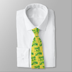 Gravata "Appy As Pig In Muck Yorkshire Phrase Tie
