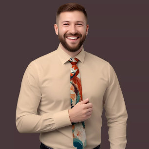 Gravata Aproximação de design abstrato moderno com patch m