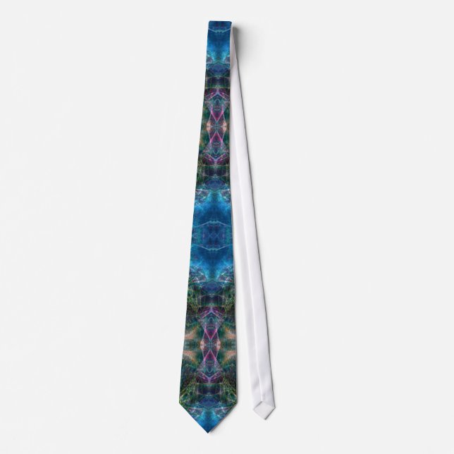 Gravata Aquadelia Fantasy Arte Fractal Tie (Frente)