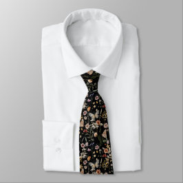 Gravata Aquarela Boho Floral