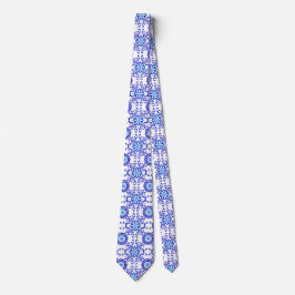 Gravata Aquarela Positano Amalfi Design Azul