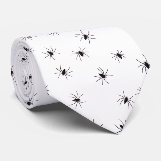 Gravata Aracnofobia (Aranhas) (Insetos Crawly Assustadores (Rolled)