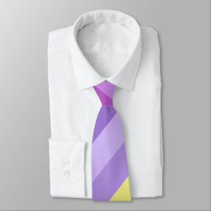 Gravata Arco-íris, brilhante e riscado