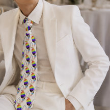 Arco-íris Vibrante Minimalista Tulipa LGBTQ+ 