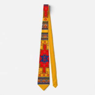 Gravata Armênio Folk Art Colk Tie