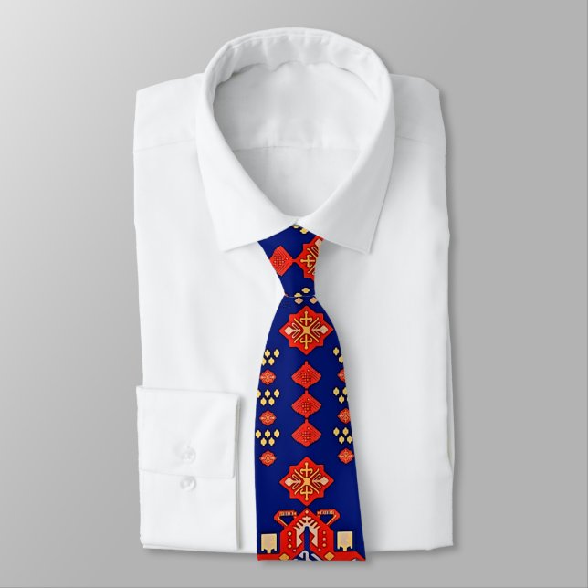 Gravata Armênio Folk Neck Tie (Amarrado)