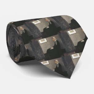 Gravata Arranjo em cinzento e em preto - a mãe do